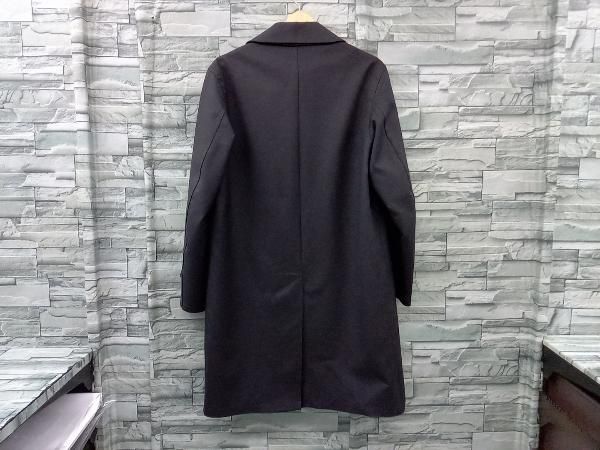 MACKINTOSH/ステンカラーコート/ゴム引きウール/裏地シルク/裏地総柄