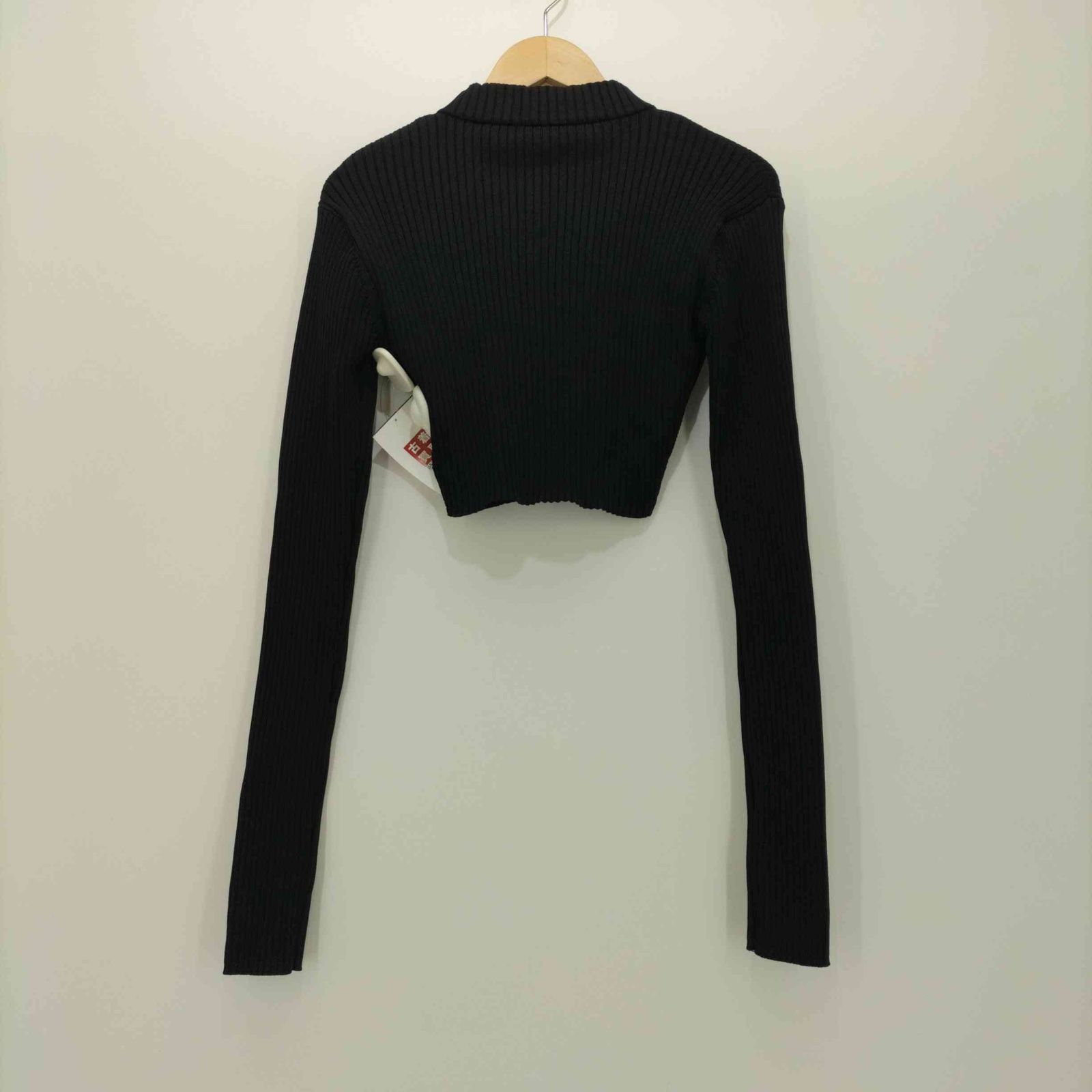 メルトザレディ Melt the lady round cut layered knit tops 