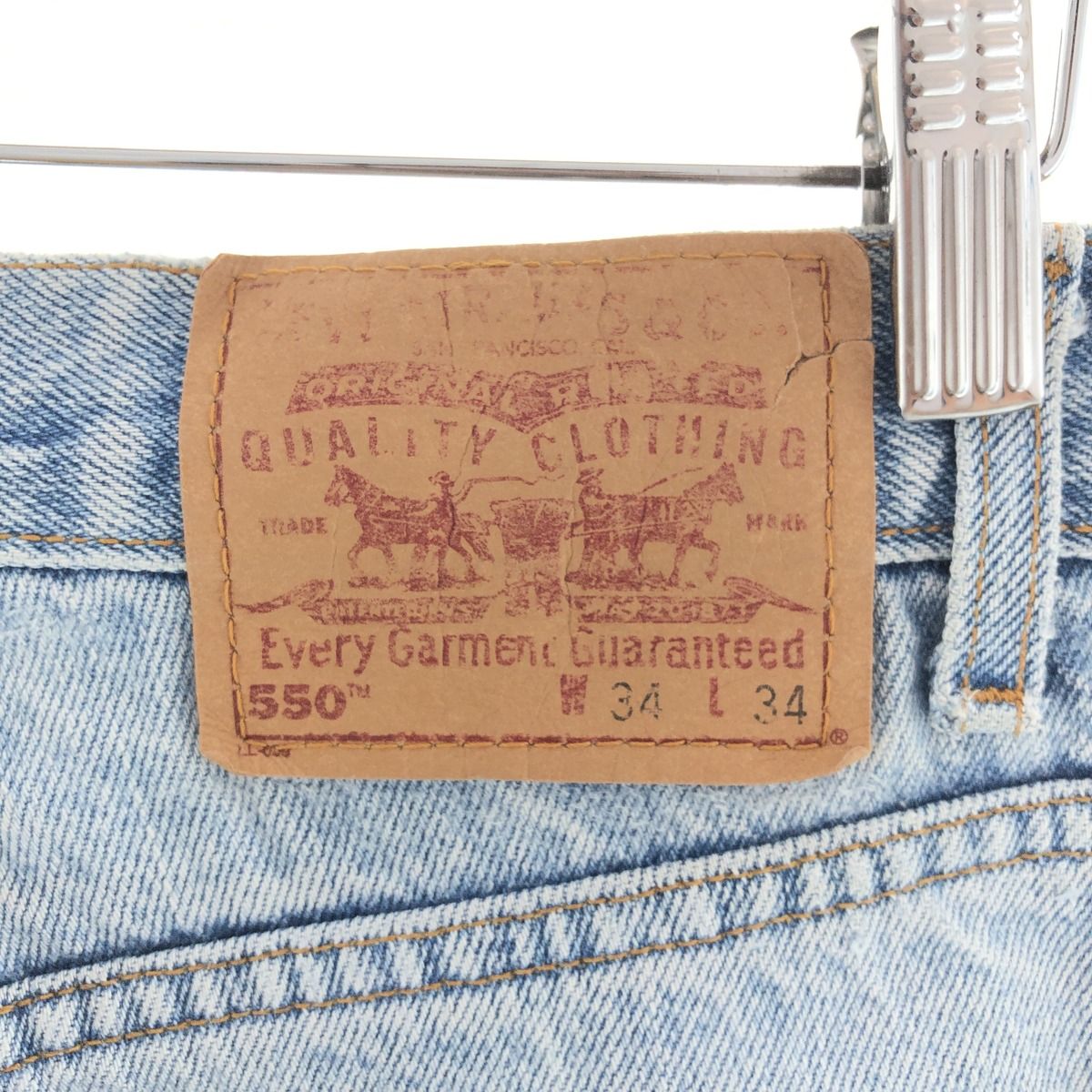 古着 90年代 リーバイス Levi's 550 RELAXED FIT テーパードデニム ...