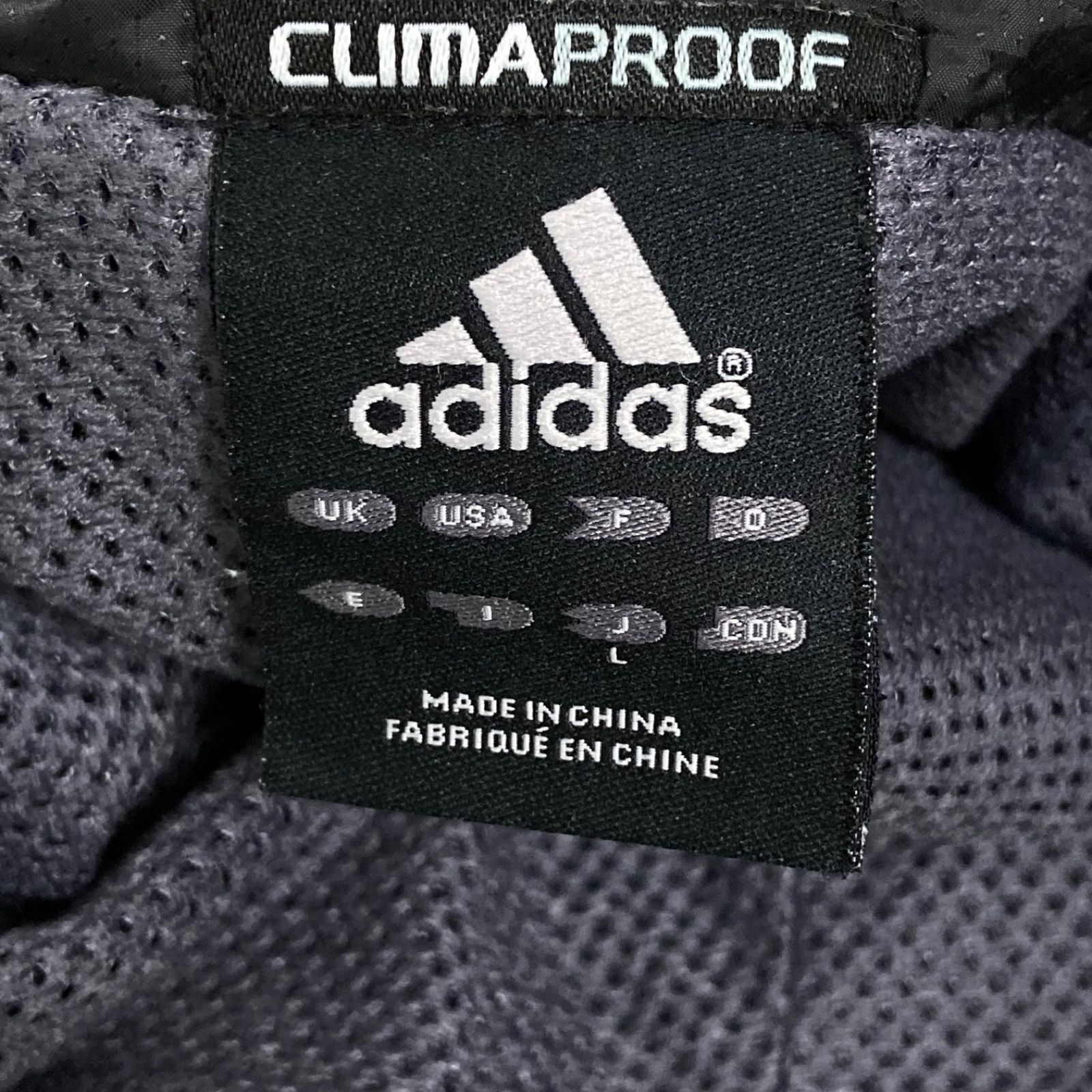 w^)b adidas アディダス CLIMAPROOF ジップアップ トラックジャケット 