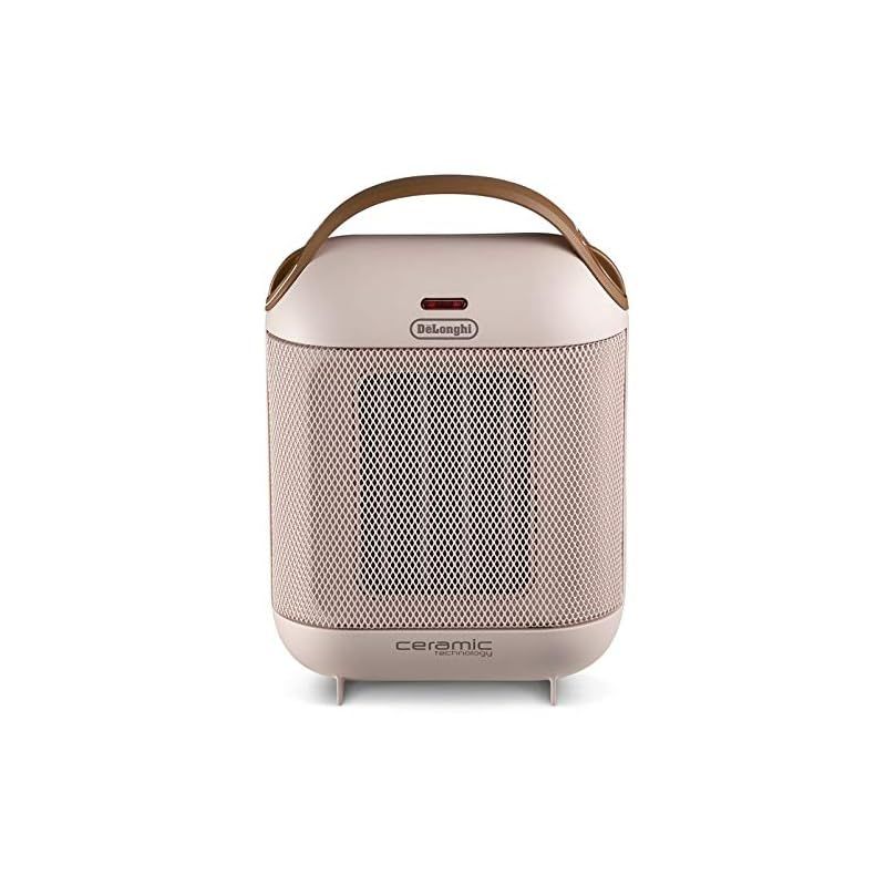 De Longhi デロンギ ファンヒーター カプスーラ HFX30C11-PK セラミックヒーター 足もと 手さき イタリアンデザイン コンパクト 薄型 ハイパワー 送風機能 取り外し フィルター ピンク デロンギファミリー登録で5年保証 1