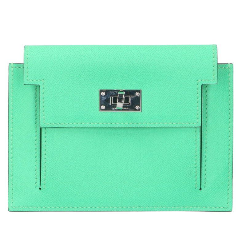 エルメス 財布 ケリーポケット コンパクト B刻印 HERMES - エルメス 財布 ケリーポケット コンパクト フー