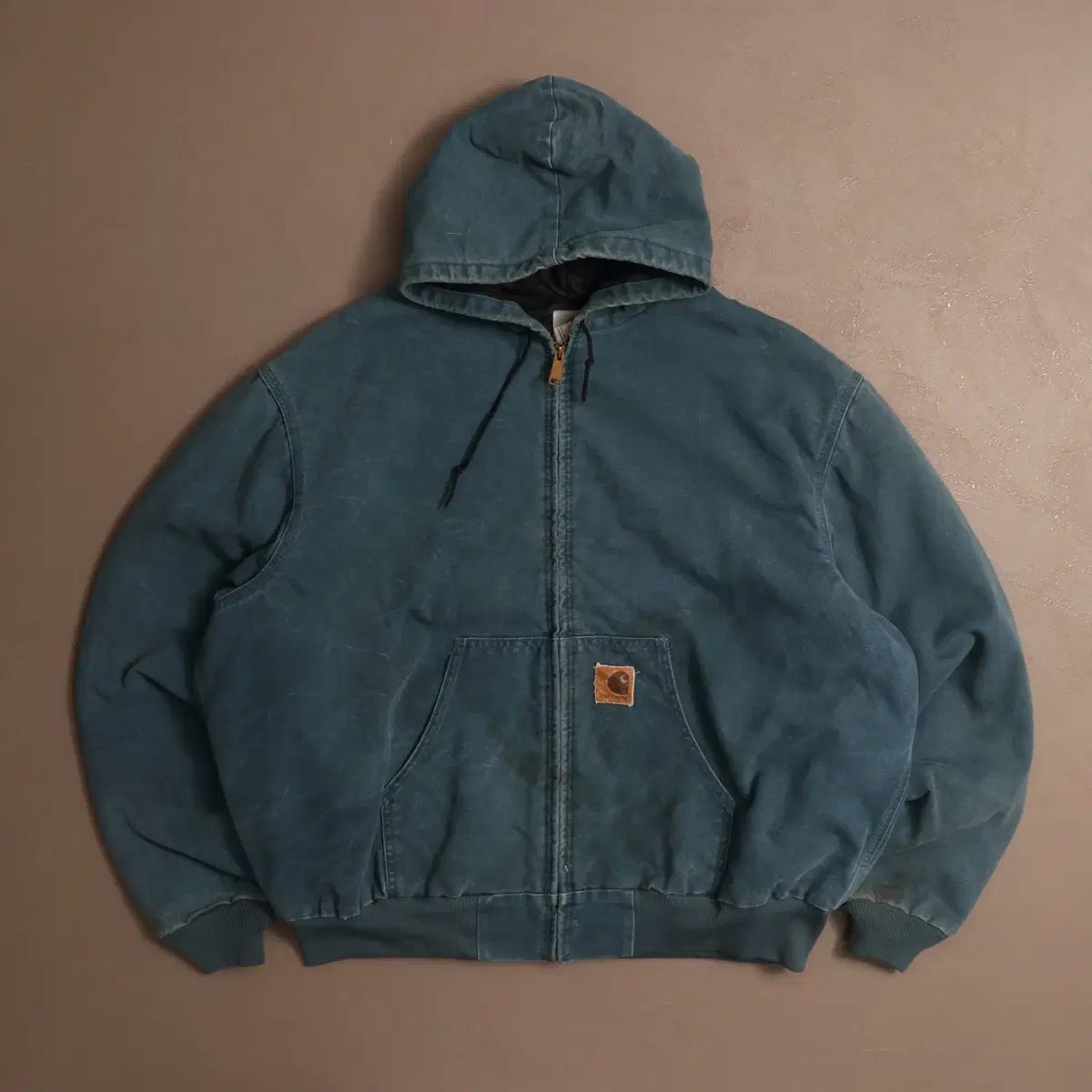 90 s USA Carhartt カーハート jq296 ブルー ティ アクティブ ジャケット A1249