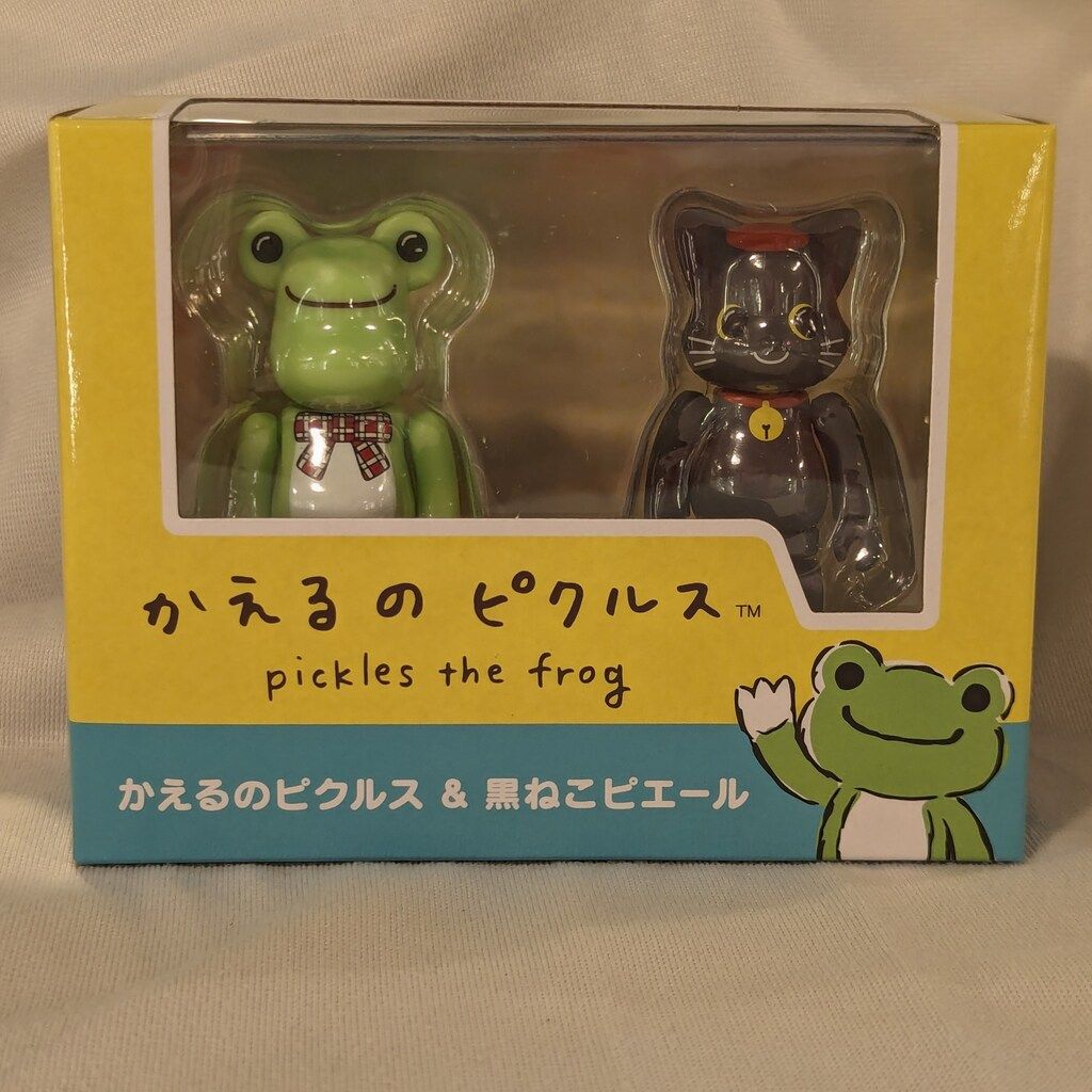メディコム・トイ BE@RBRICK NY@BRICK かえるのピクルス & 黒
