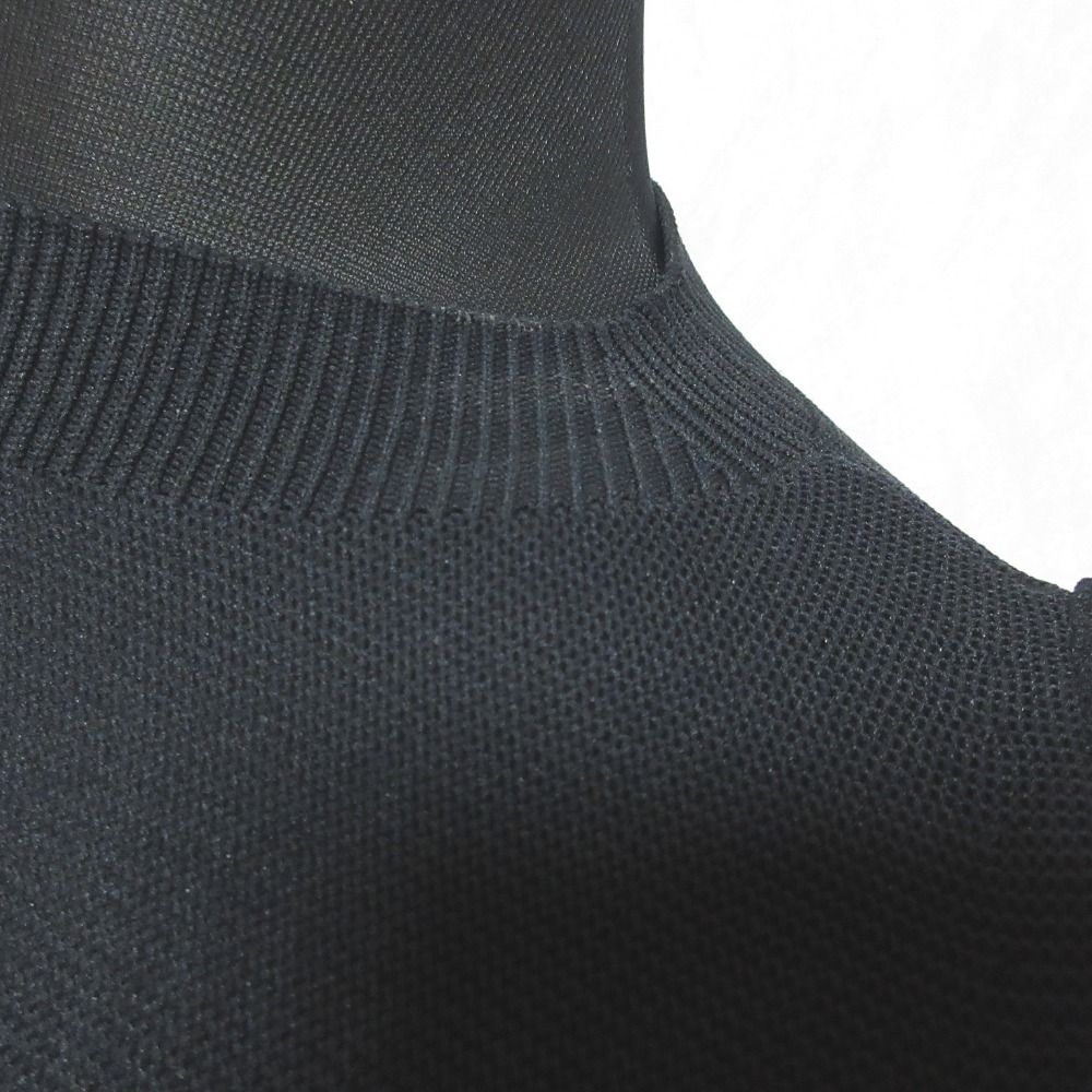 マチャット　べプラむ半袖ニット　ブラック セール】［MFM］ペプラムバルーン半袖ニット（ニット/セーター
