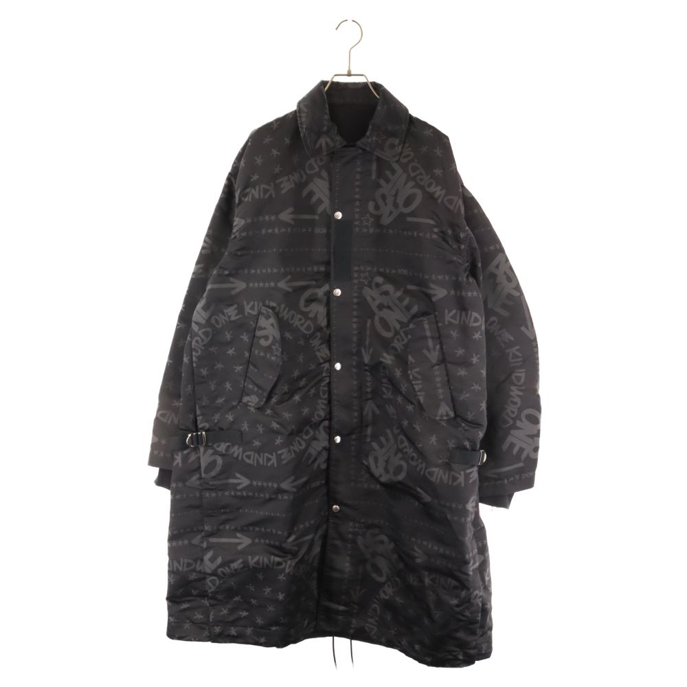 Sacai (サカイ) 23SS×Eric Haze Bandana Print Coat エリックヘイズ バンダナプリント コート ブラック  23-02962M - メルカリ