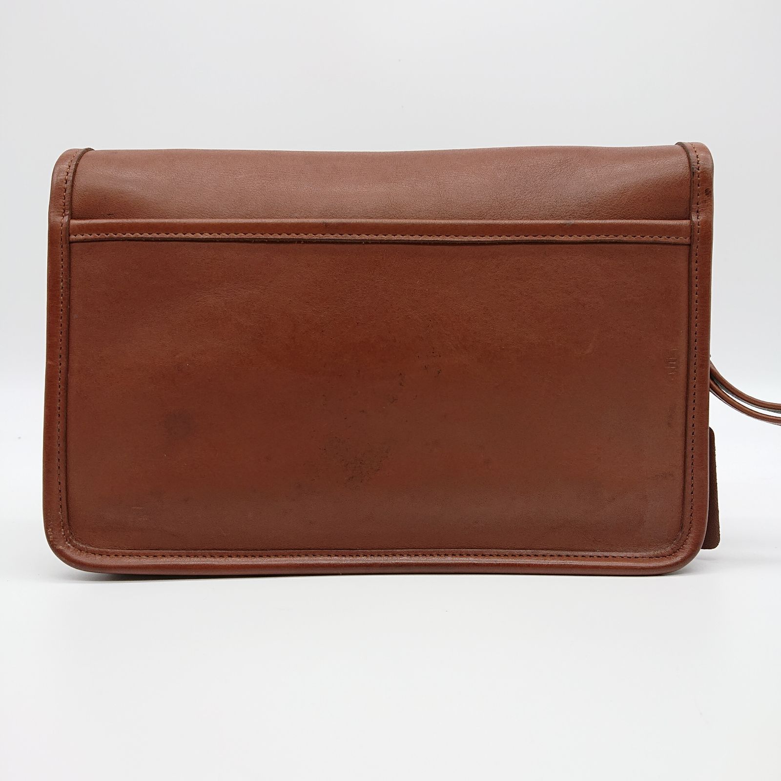 COACH オールドコーチ クラッチバッグ セカンドバッグ ブラウン レザー 