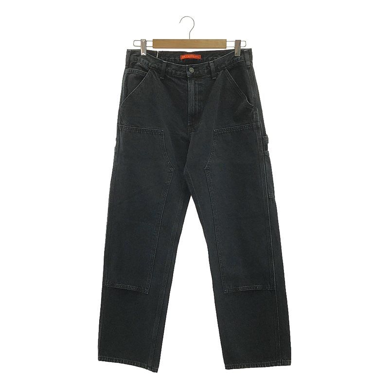 【美品】  RHC Ron Herman / アールエイチシーロンハーマン | × JERROD PAHL Double Knee Denim Pants / デニムパンツ | 30 | ブラック系 | メンズ