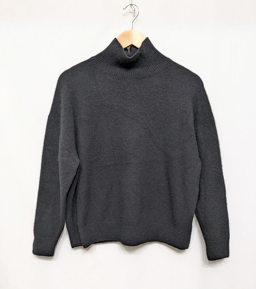 AURALEE オーラリー BABY CASHMERE KNIT TURTLE NECK ベイビーカシミヤニット タートルネック A8AP05BC  ブラック サイズ0 - メルカリ