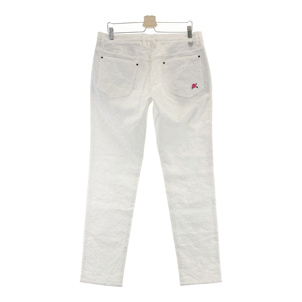 サイズ LL ST ANDREWS セントアンドリュース ストレッチパンツ レース 総柄 ホワイト系 240101534622 ゴルフウェア レディース ストスト