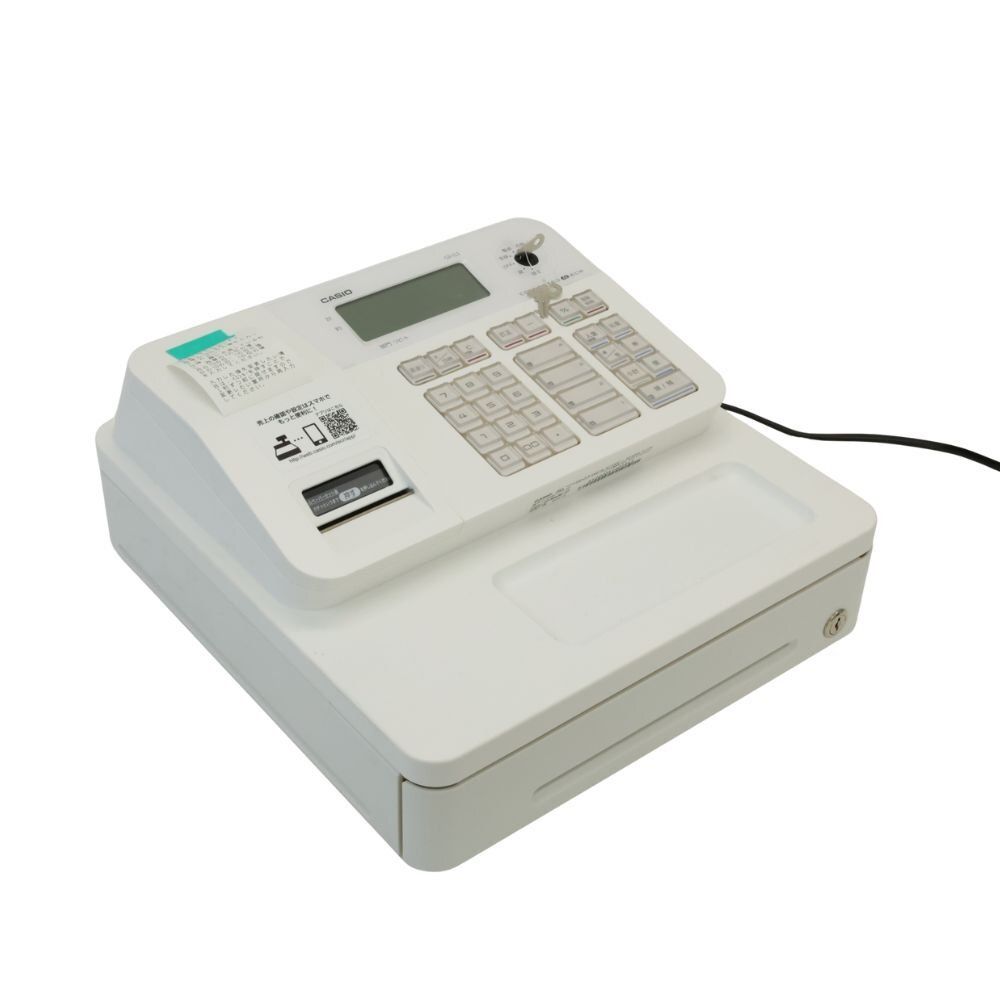 【CASIO/カシオ】SR-G3 レジスター レジ　ホワイト CASIO 【店名・部門設定込】レジスター カシオ SR-G3-EX