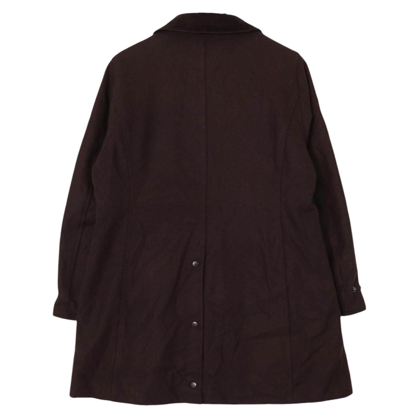 Barbour バブアー ウール ニューマーケット コート ダークブラウン  