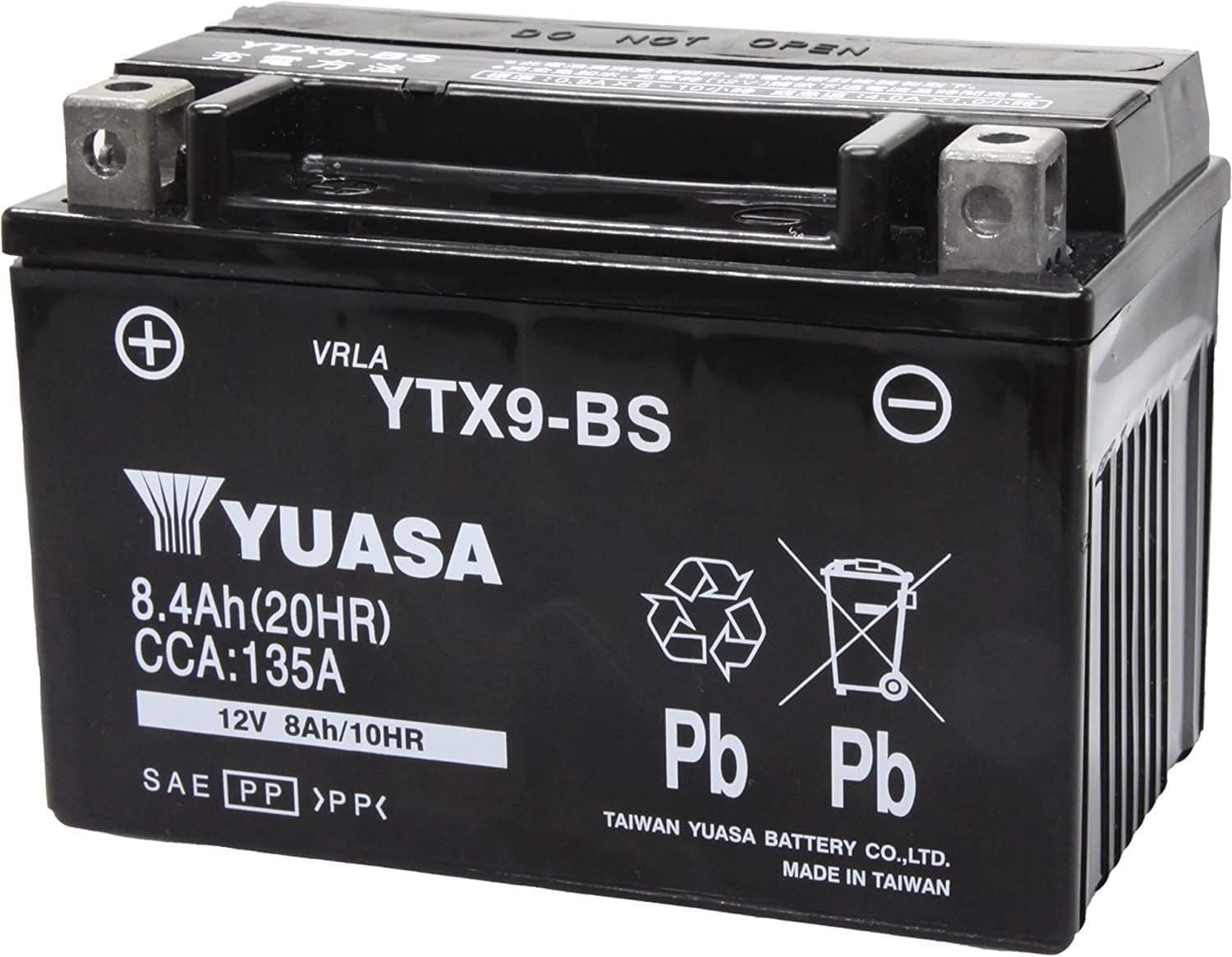 ] 台湾ユアサ シールド型 [ バイク用バッテリー YUASA YTX9-BS TAIWAN