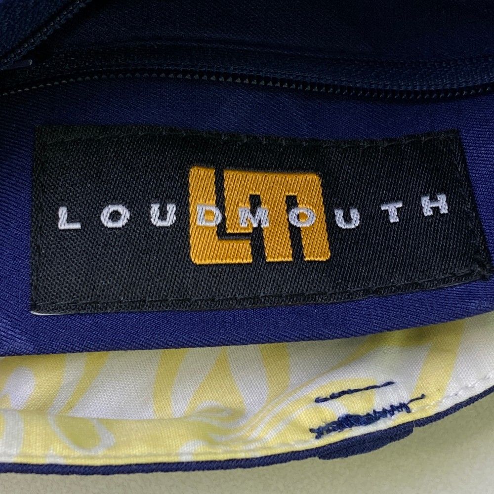 サイズ：L LOUD MOUTH ラウドマウス  裏起毛 ロングパンツ シューティングスター 星柄 ネイビー系 [240101451551] ゴルフウェア メンズ ストスト LOUD MOUTH ラウドマウス 裏起毛 ロングパンツ シューティング