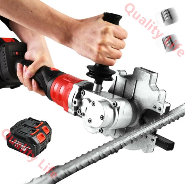 鉄筋カッター 充電式 チップソーカッター 高速カッター 電動 鉄筋 切断機 切断能力4-40mm 1380Wハイパワー 1500r min 5-8秒で切断 鉄筋 パイプなど 金属加工 工事建設 2個22500mah