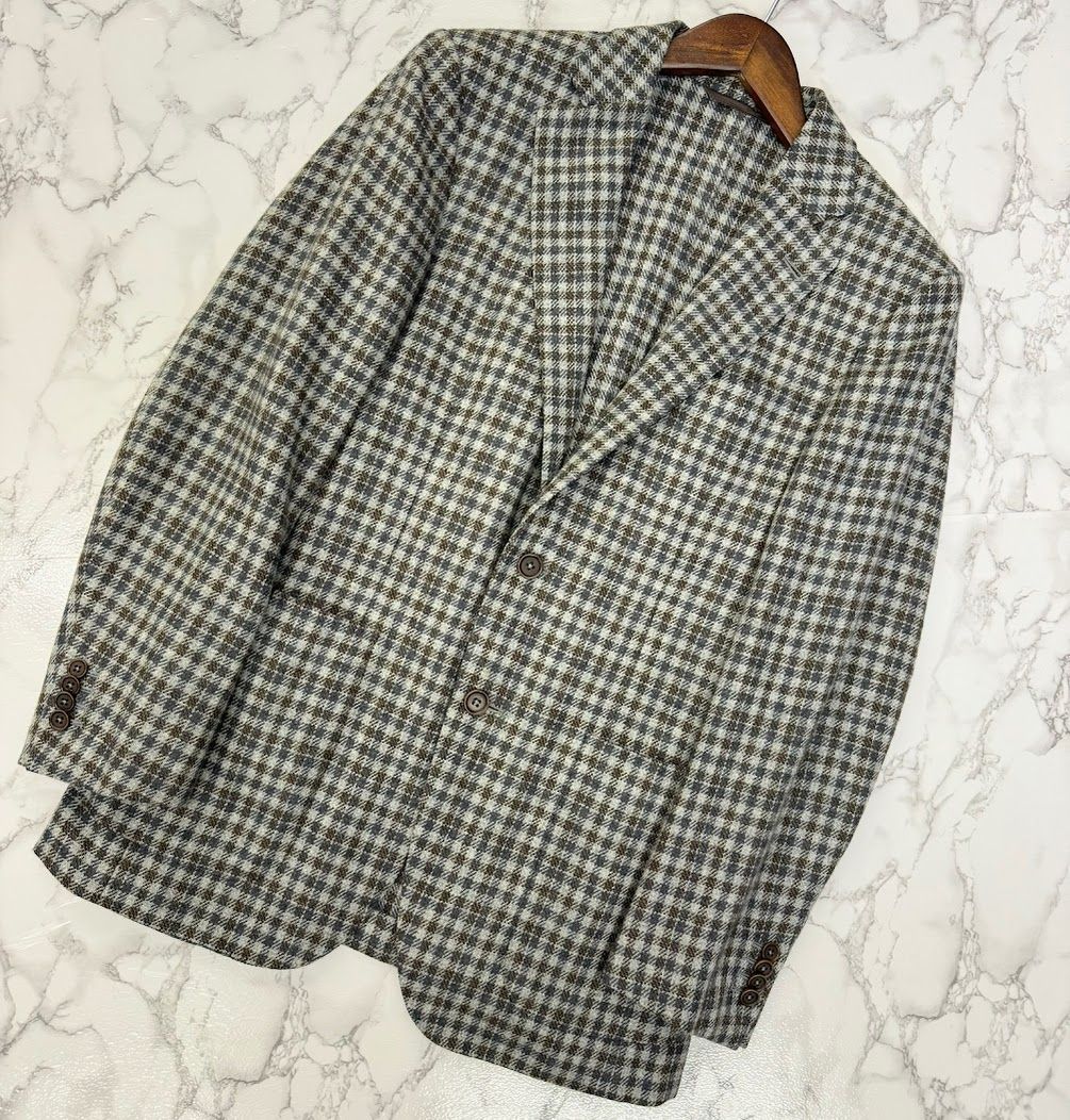 エルメネジルドゼニア ゼニア Ermenegildo Zegna チェック柄 カシミヤ 