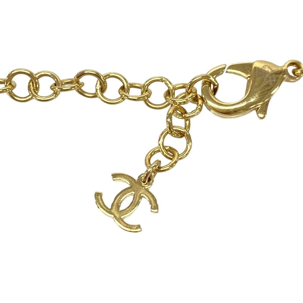 CHANEL(シャネル) ベルト美品 - ゴールド×黒×アイボリー×クリア  