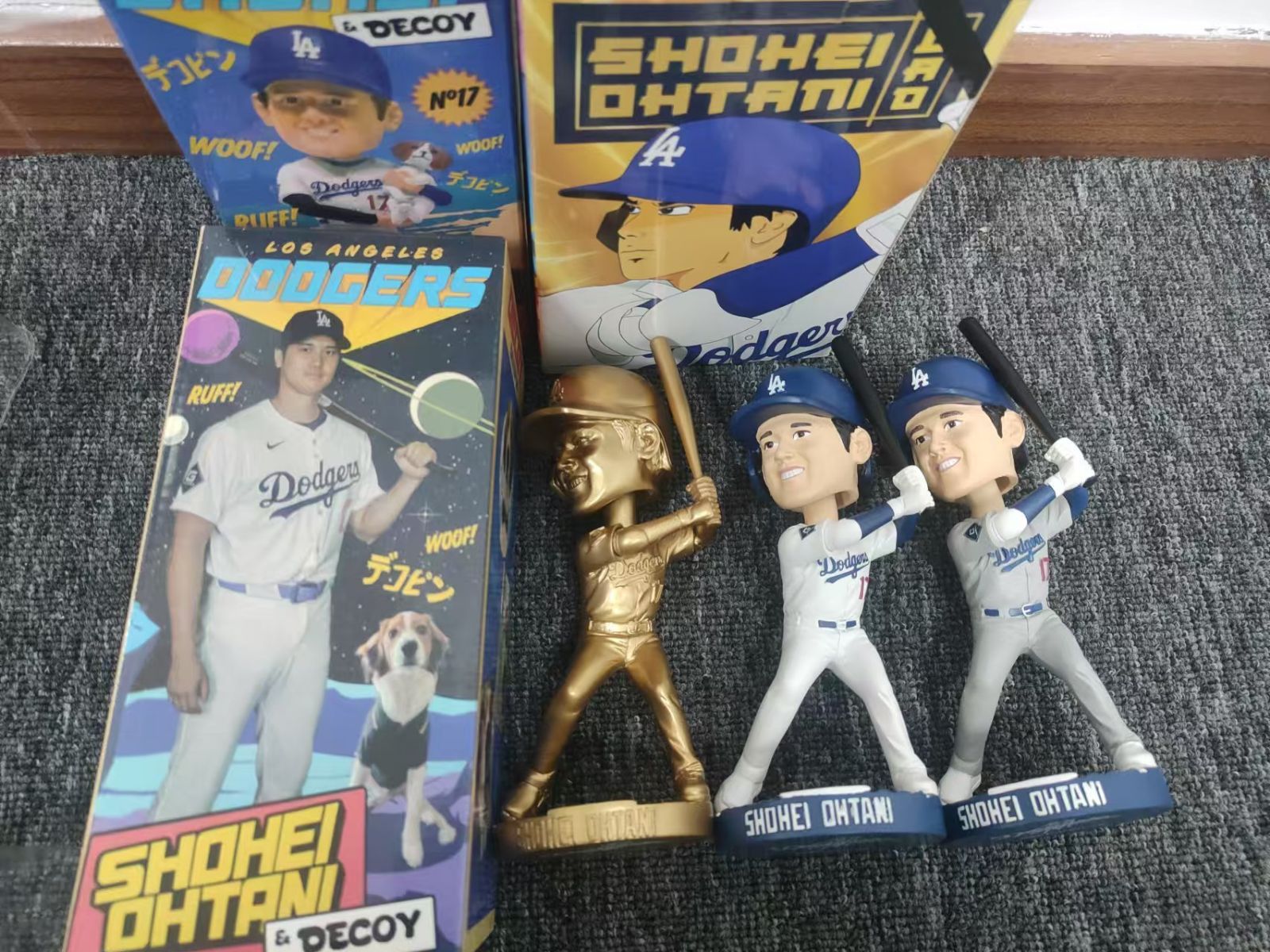 大谷翔平 ボブルヘッド 超レア3体セットノーマル+グレー+