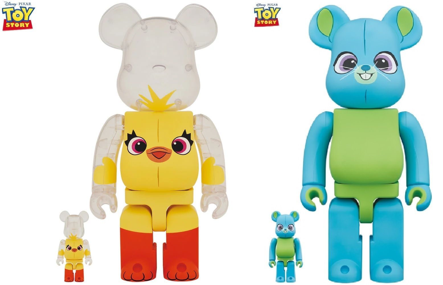 BE＠RBRICK BUNNY 1000％ トイストーリー4 リスキー DISNY ベア