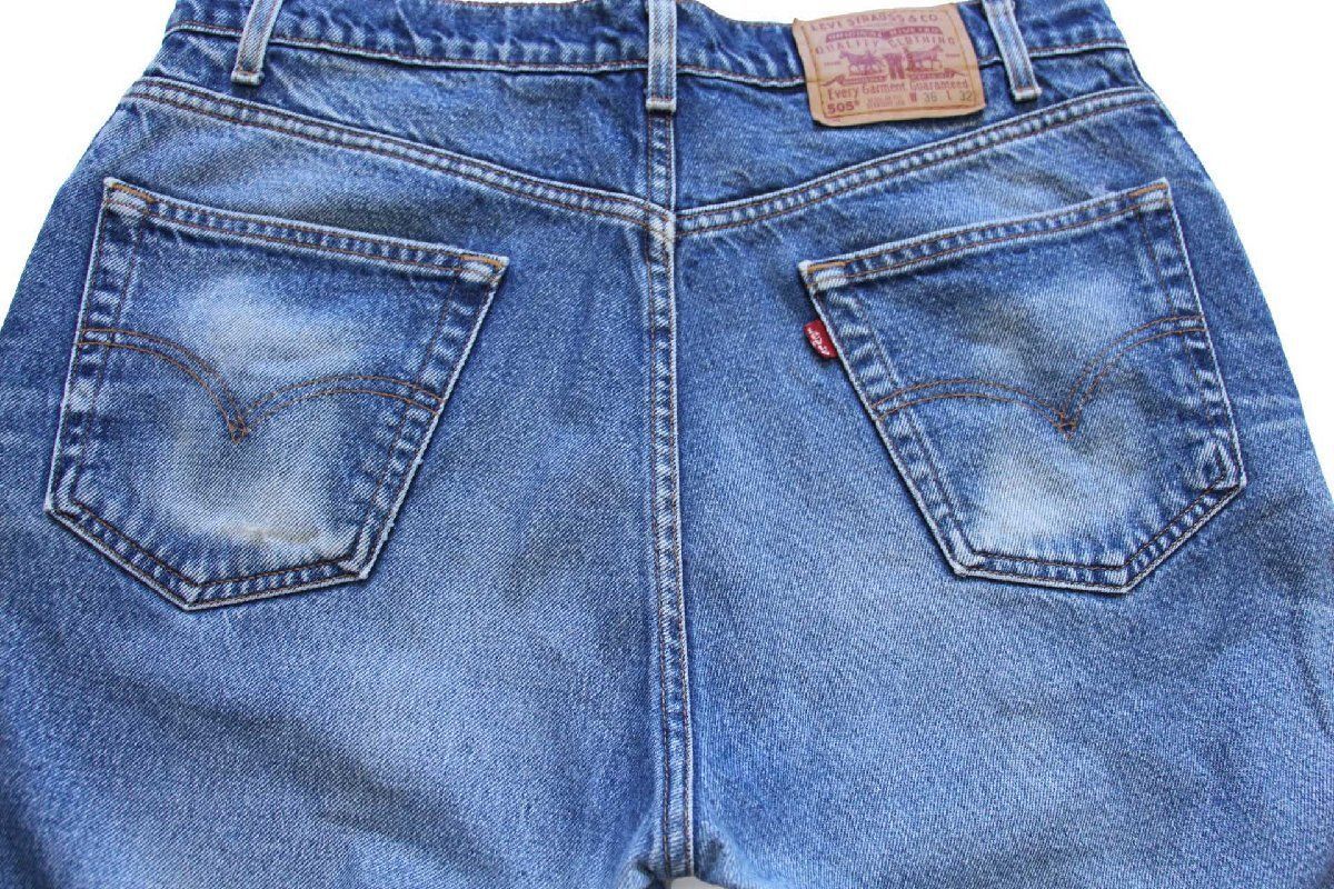 00s Levi's 505 ヒゲ◎ デニムパンツ W36 L29 リーバイス 90s Levi'sリーバイス 505 デニムパンツ ヒゲ w36 L32☆143