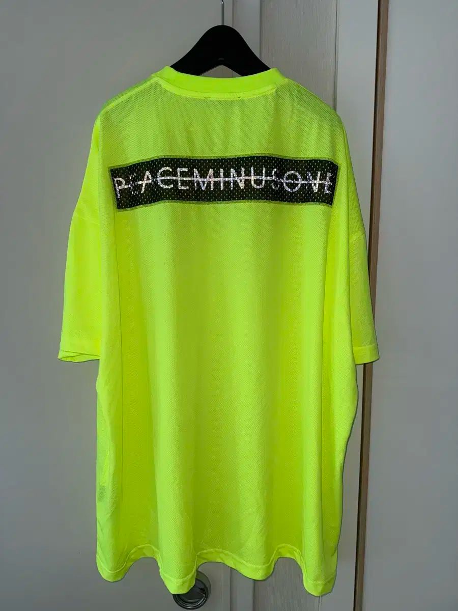 F PEACEMINUSONE ピースマイナスワン リフレクト メッシュ 半袖Tシャツ 緑