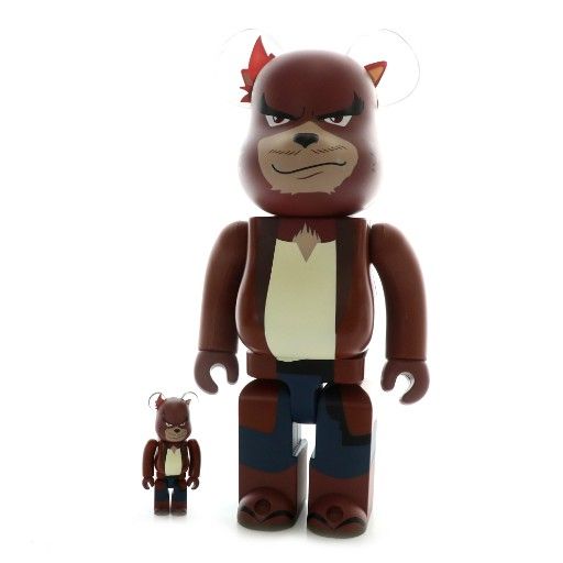 ベアブリック BE RBRICK バケモノの子 熊徹 400% フィギュア 人形 茶 ブラウン |MP GY18