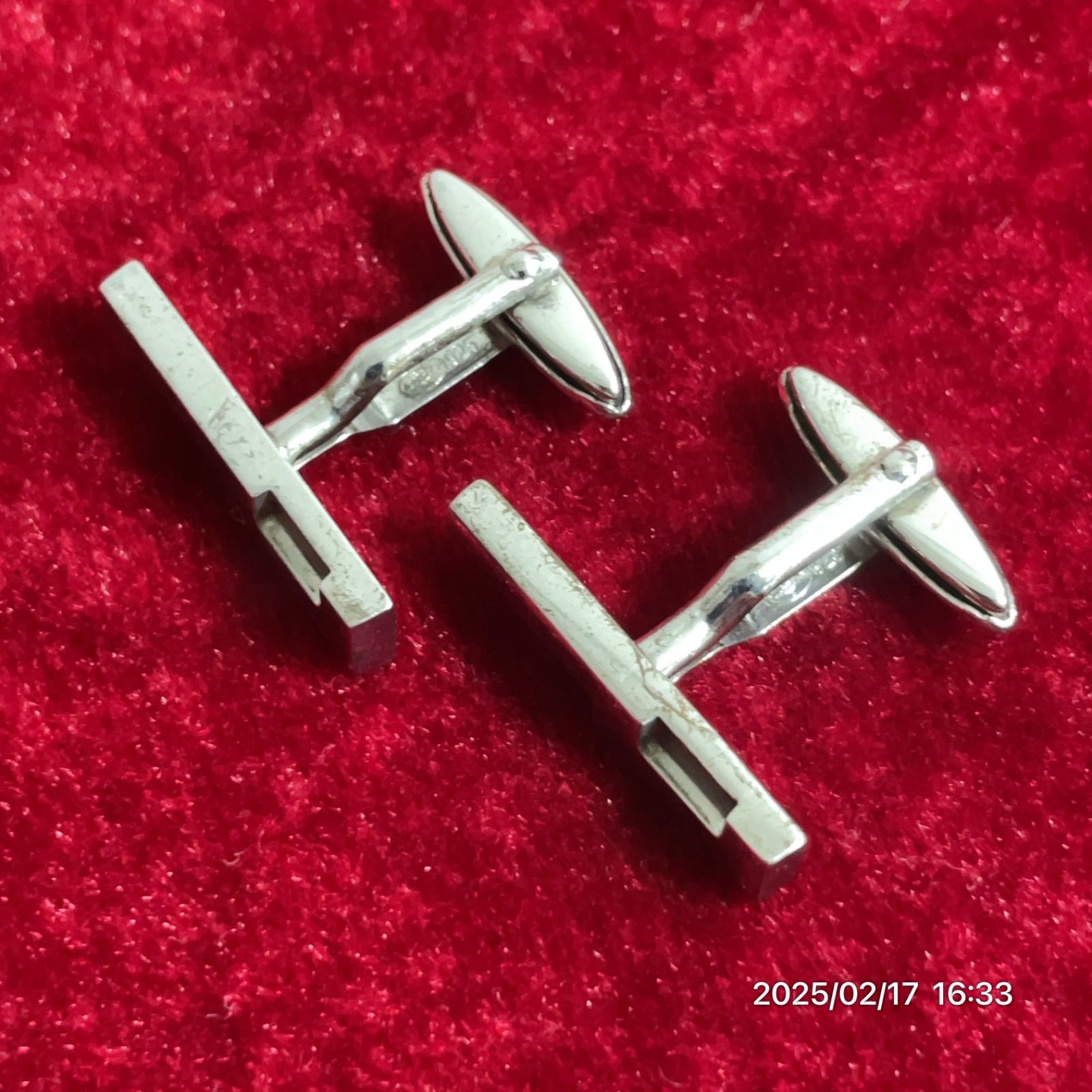 ダンヒル dunhill カフス タイガーモチーフ silver925