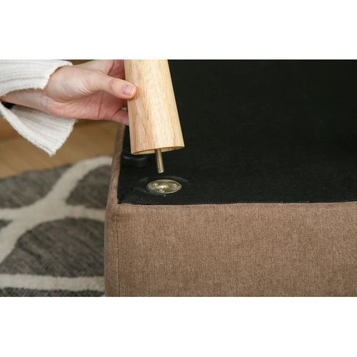 ソファ 二人掛けソファ オットマン付き ローソファ ひじ掛け リビングソファ 2Pソファ 2人用 ソファー 脚外せる オットマン 足置き スツール コンパクト 省スペース 1人掛け 一人用 リビング ワンルーム 一人暮らし おしゃれ 3色 NEXPOTALLINN_EU