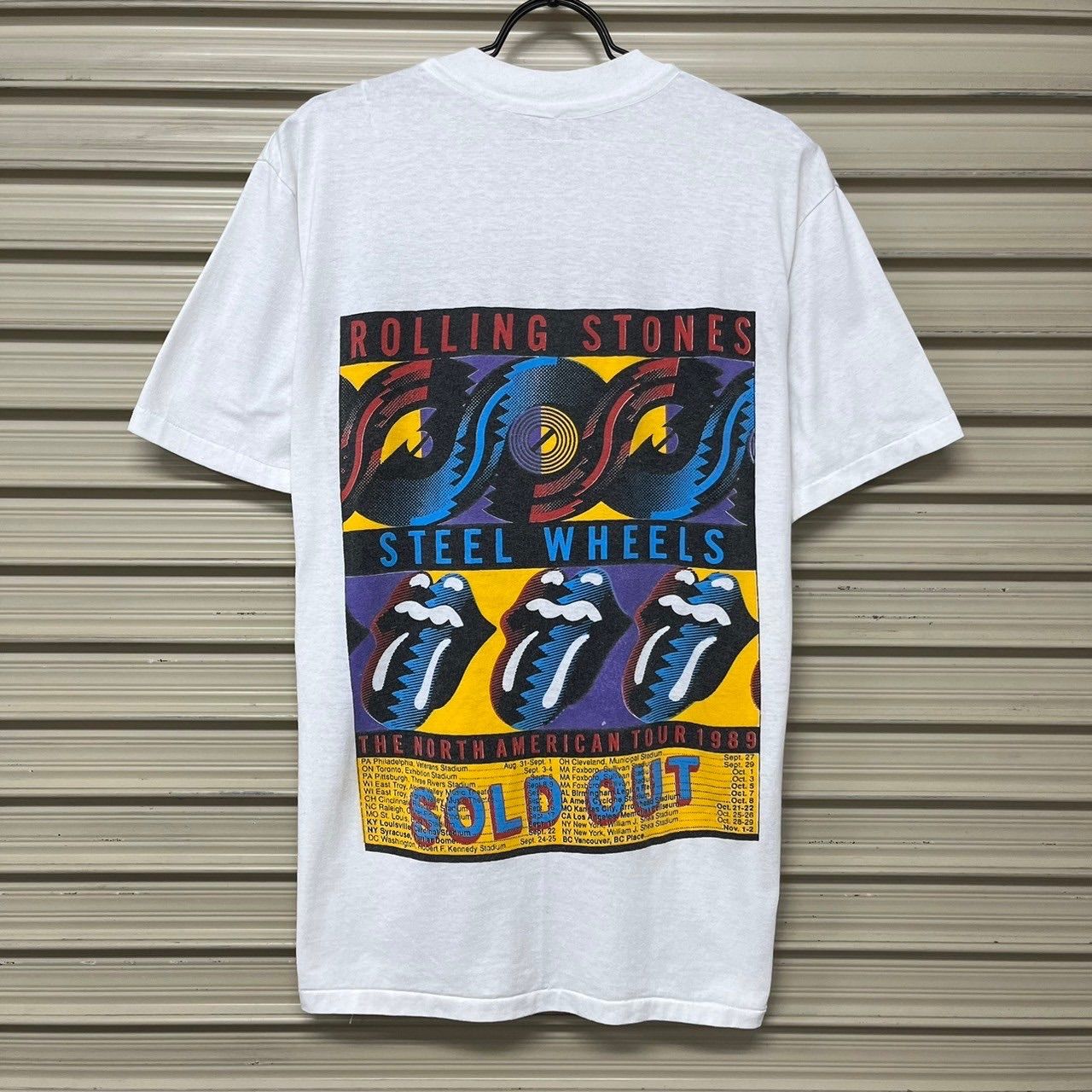 90s The Rolling Stones ローリングストーンズ Tシャツ バンドTシャツ アメリカンツアー Lips and tongue シングルステッチ 古着 古着屋 埼玉 ストリート オンライン 通販 アメカジ ビンテージ 2401906