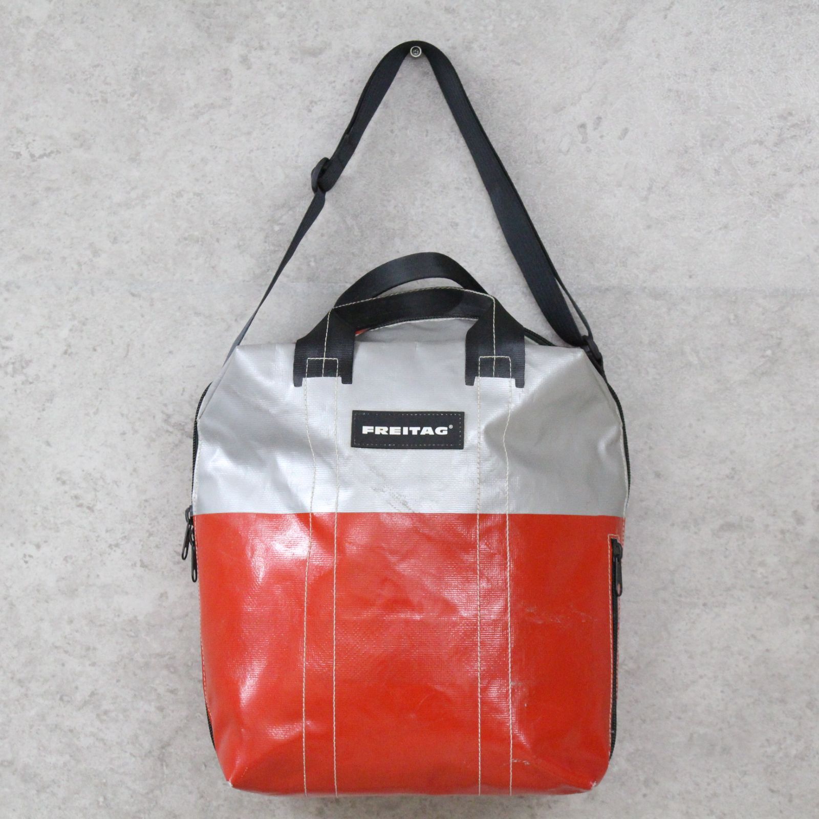 S073)FREITAG Serie G5.1 2wayバッグ レッド シルバー - メルカリ