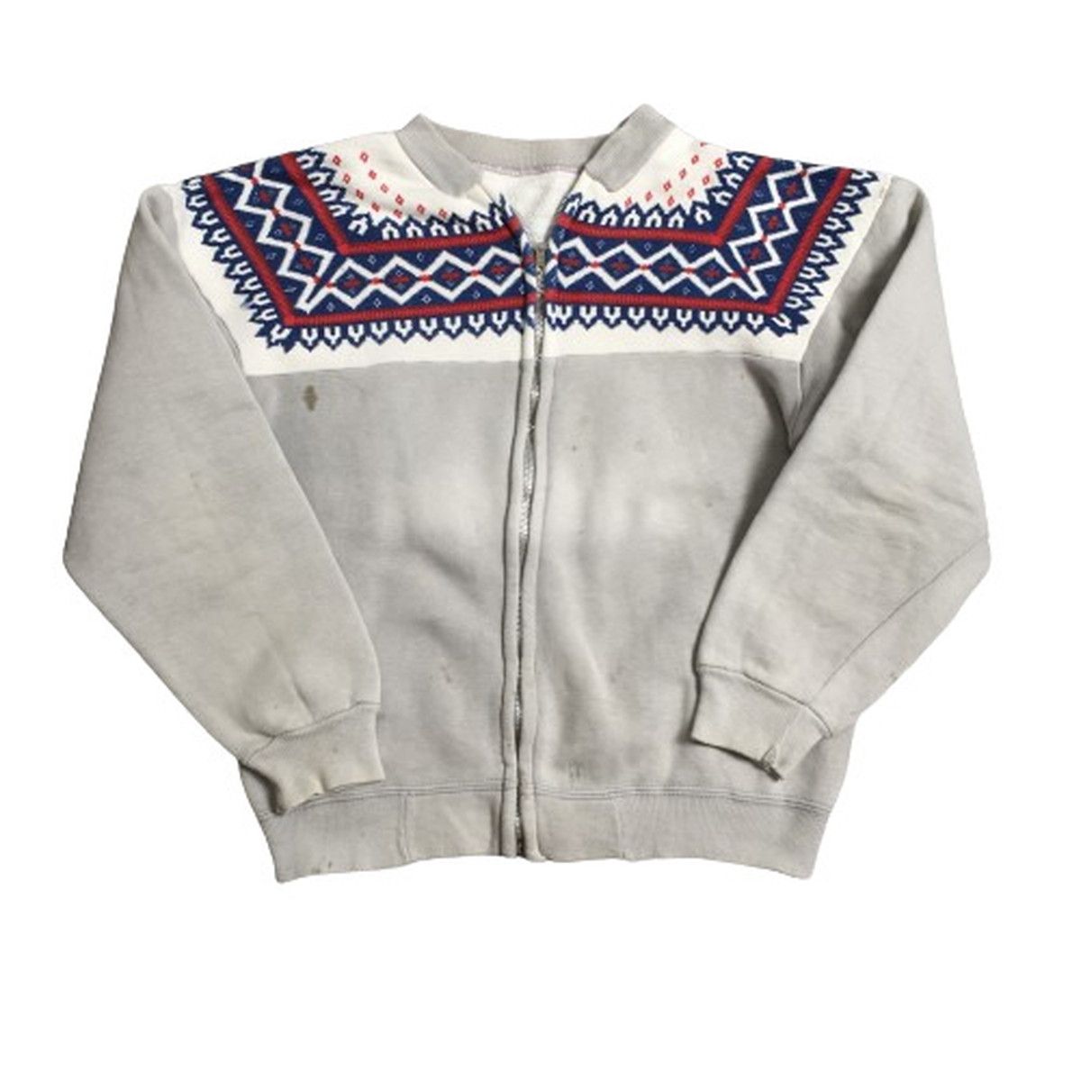 雪柄 ジップアップ スウェット flake ビンテージ ビックサイズ CLASSICSでの入荷は久々の雪柄スウェット | JUNKY CLASSICS