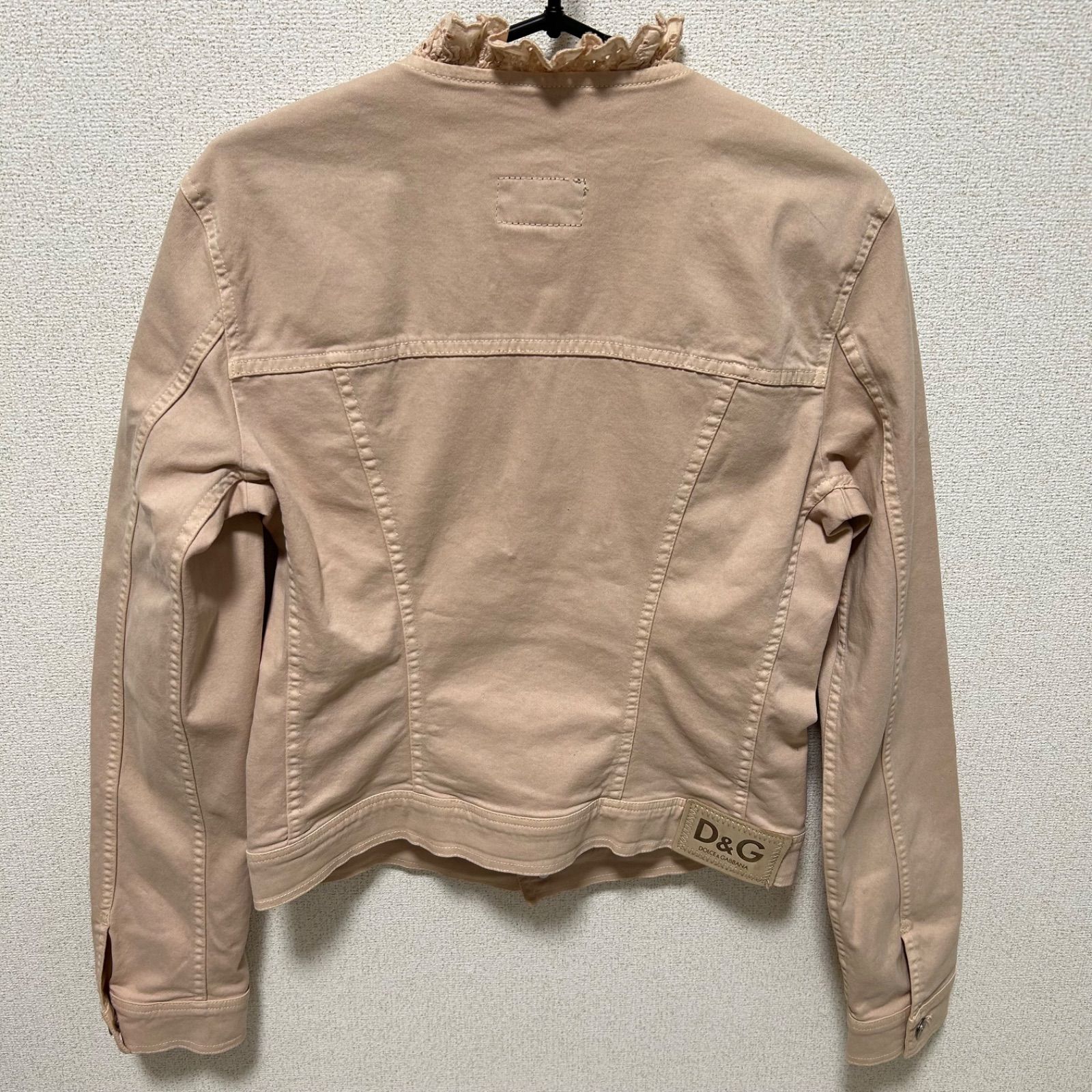 DOLCE & GABBANA ベージュデニムジャケット 美品 D&G ディーアンドジー ドルガバ ドルチェアンドガッバーナ