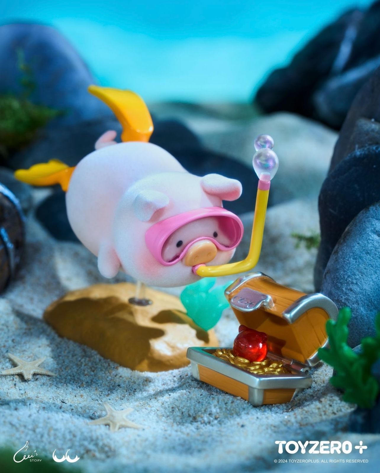新発売【フィギュア】子豚Lulu lulu the piggy x Cici story's Ocean