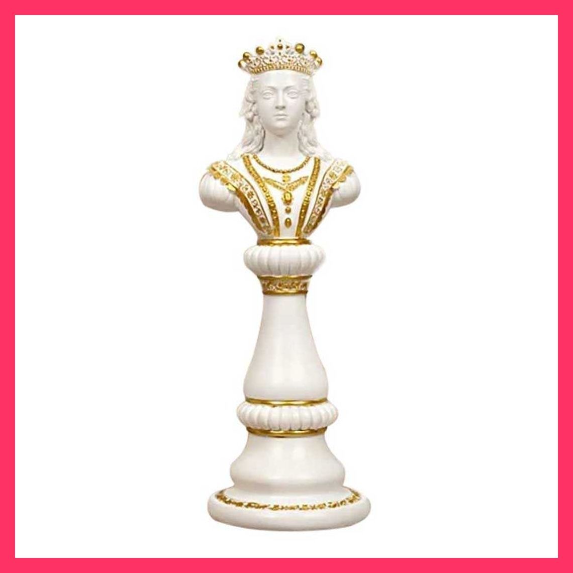 置物 3種類 キング クイーン ナイト ーVer2ー 【ブラックorホワイト