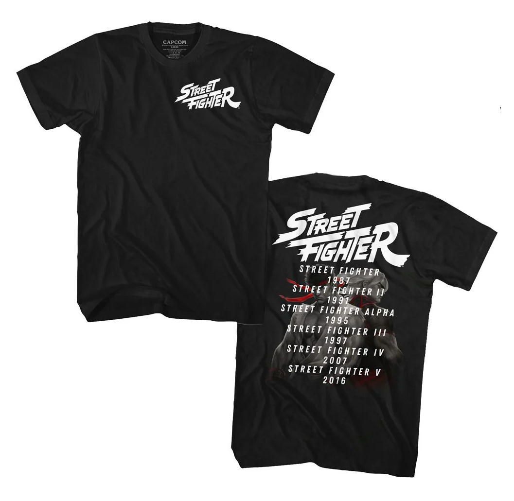 ストリートファイター Tシャツ STREET FIGHTER-RELEASE DATES 正規品 