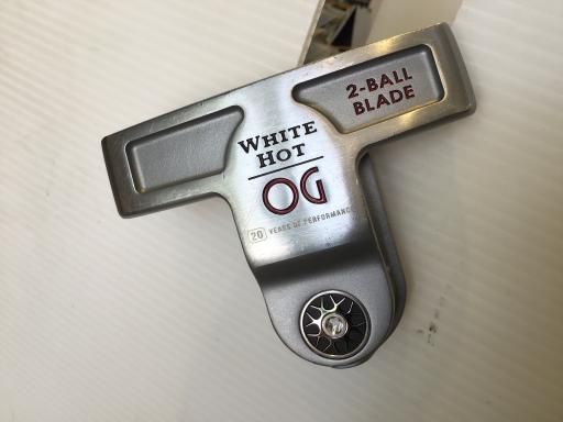  オデッセイ WHITE HOT OG 2-BALL BLADE 33インチ パター PT スチール (フレックスその他) メンズ 男性用 右利き 右用 Cランク ゴルフクラブ