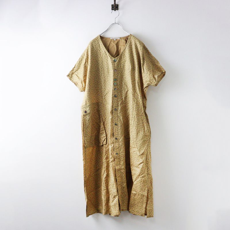 ヴラスブラム Vlas Blomme Light Cotton Ramie Elder flower print V  