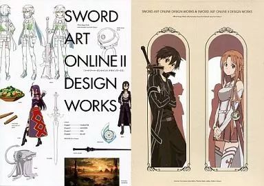 アニメムック ≪アニメ 漫画系書籍≫ ソードアート オンラインII デザインワークス 初回 版