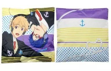 【中古】クッション・抱き枕・本体(キャラクター) 葉月渚＆竜ヶ崎怜 クッションB 「サンリオ当りくじ Free!当りくじ」