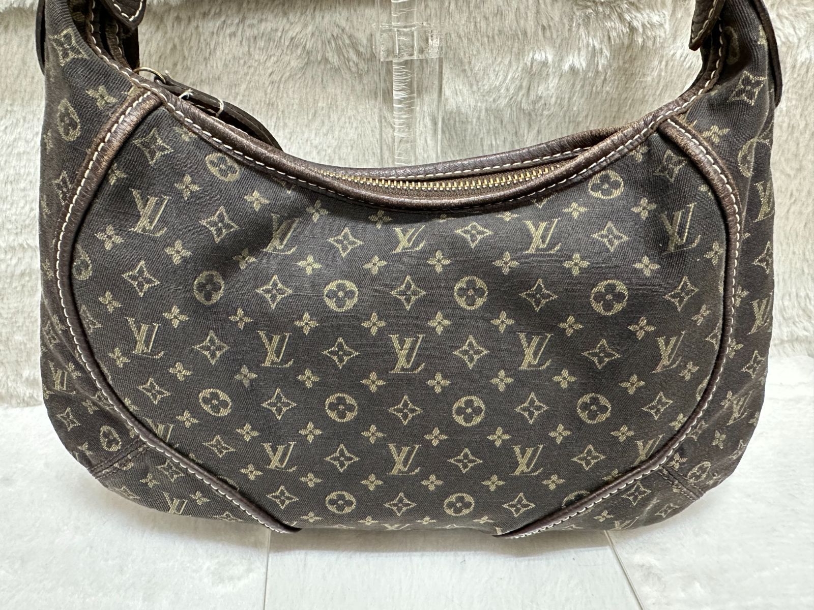 LOUIS VUITTON ルイヴィトン マノンPM モノグラム ミニラン エベヌ