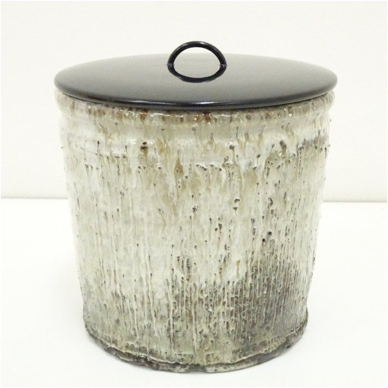 萩焼 味舌隆司造 曜変水指 共箱 水指し 茶道 茶道具 おしゃれ 水差し 抹茶 インテリア 茶器 水器 お茶 骨董 茶会