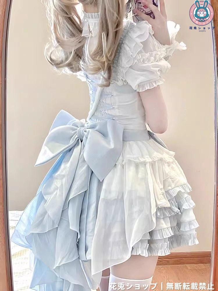 LT-38 豪華姫系 lolita 可愛 レトロ風 オリジナル 洋服 ロリータ ワンピース 美しい刺繍