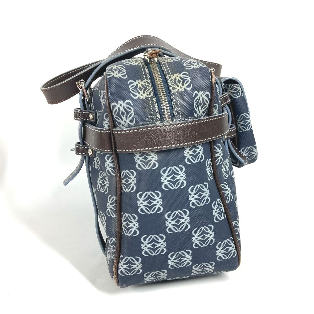 LOEWE ロエベ ボストンバッグ アナグラム ロゴ PVC/レザー
