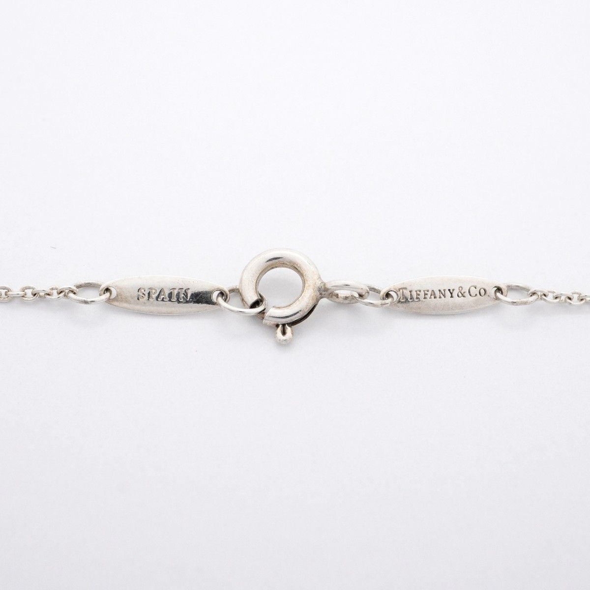Tiffany バイザヤード　サファイア　シルバーネックレス　Ag925 Tiffany バイザヤード サファイア シルバーネックレス Ag925