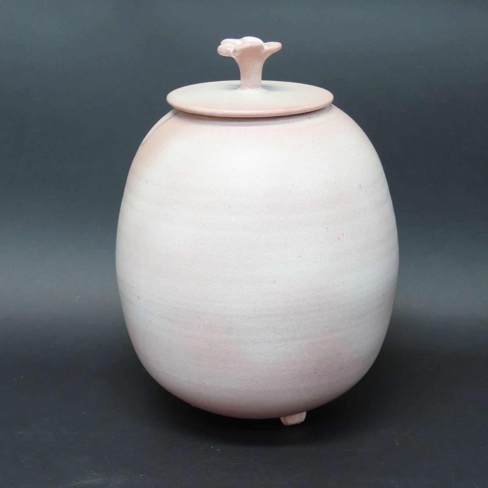 00s78 谷口正典 真作保証 京焼 有名作家 紅彩華 飾壺 高さ30cm 在銘 共