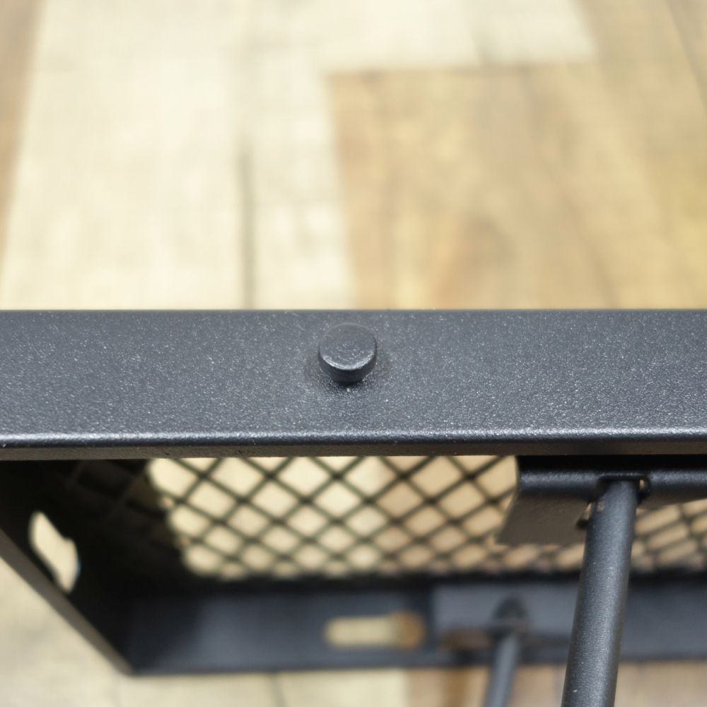 バーベキュー BBQ 焚火 テーブル アイアン ラック 分割式 4台セット ブラック 焚き火 キャンプ アウトドア バーベキュー BBQ 焚火 テーブル アイアン ラック 分割式 4台