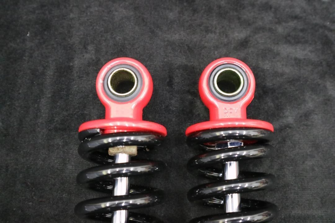 細巻き 旧車 サスペンション 325mm 黒赤 汎用 - メルカリ