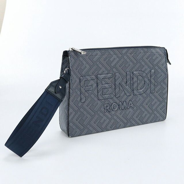 FENDI フェンディ メンズ - FFキャンバス 7VA564 クラッチバッグの通販