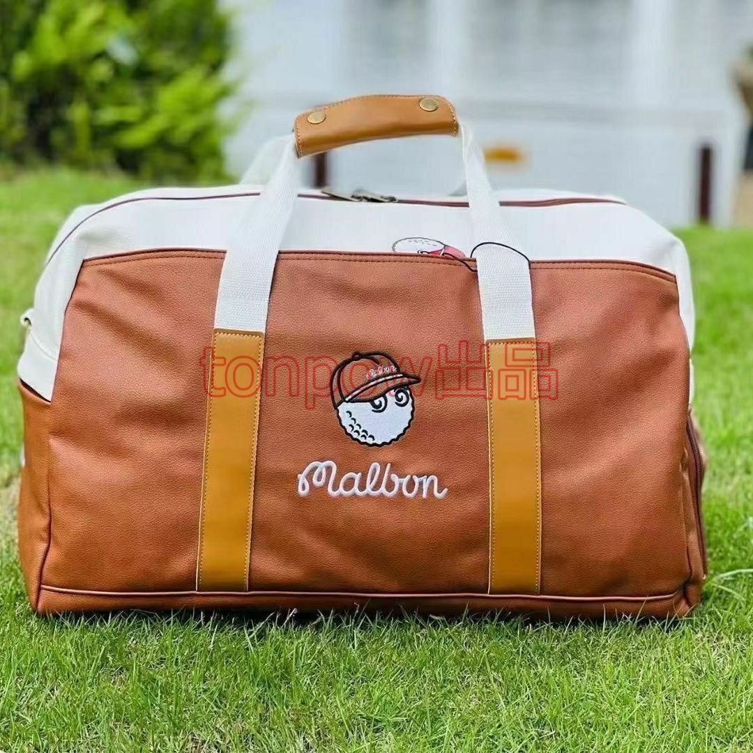 Malbon ゴルフ 衣類バッグ 大容量 2層式 Malbon ゴルフ 衣類バッグ 大