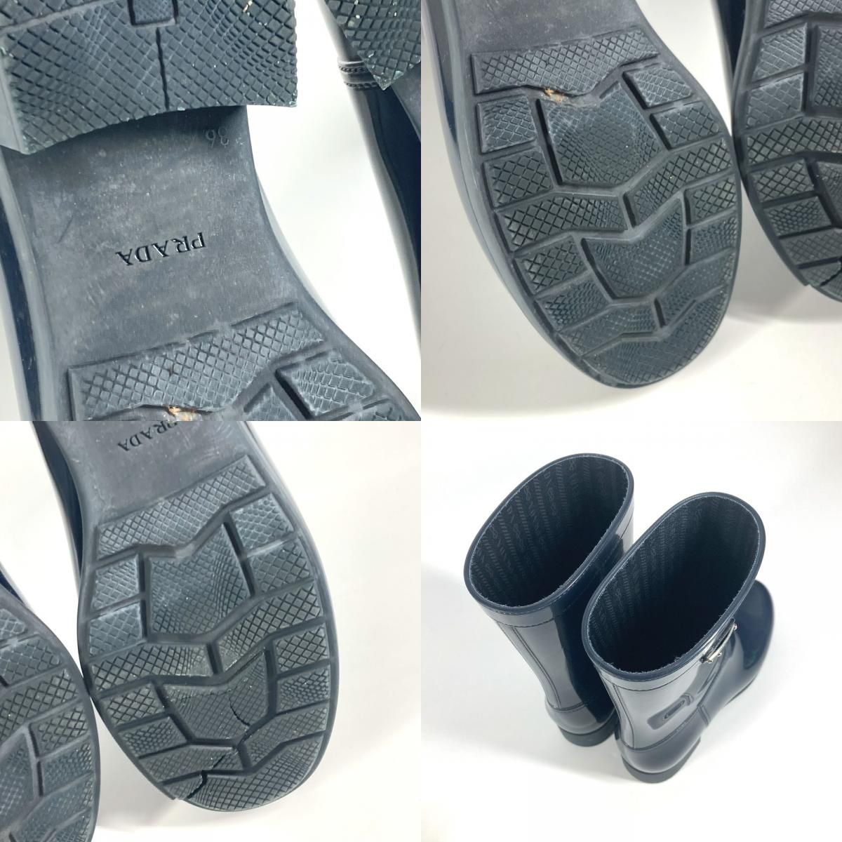 PRADA プラダ レインシューズ レインブーツ 靴 シューズ ラバー